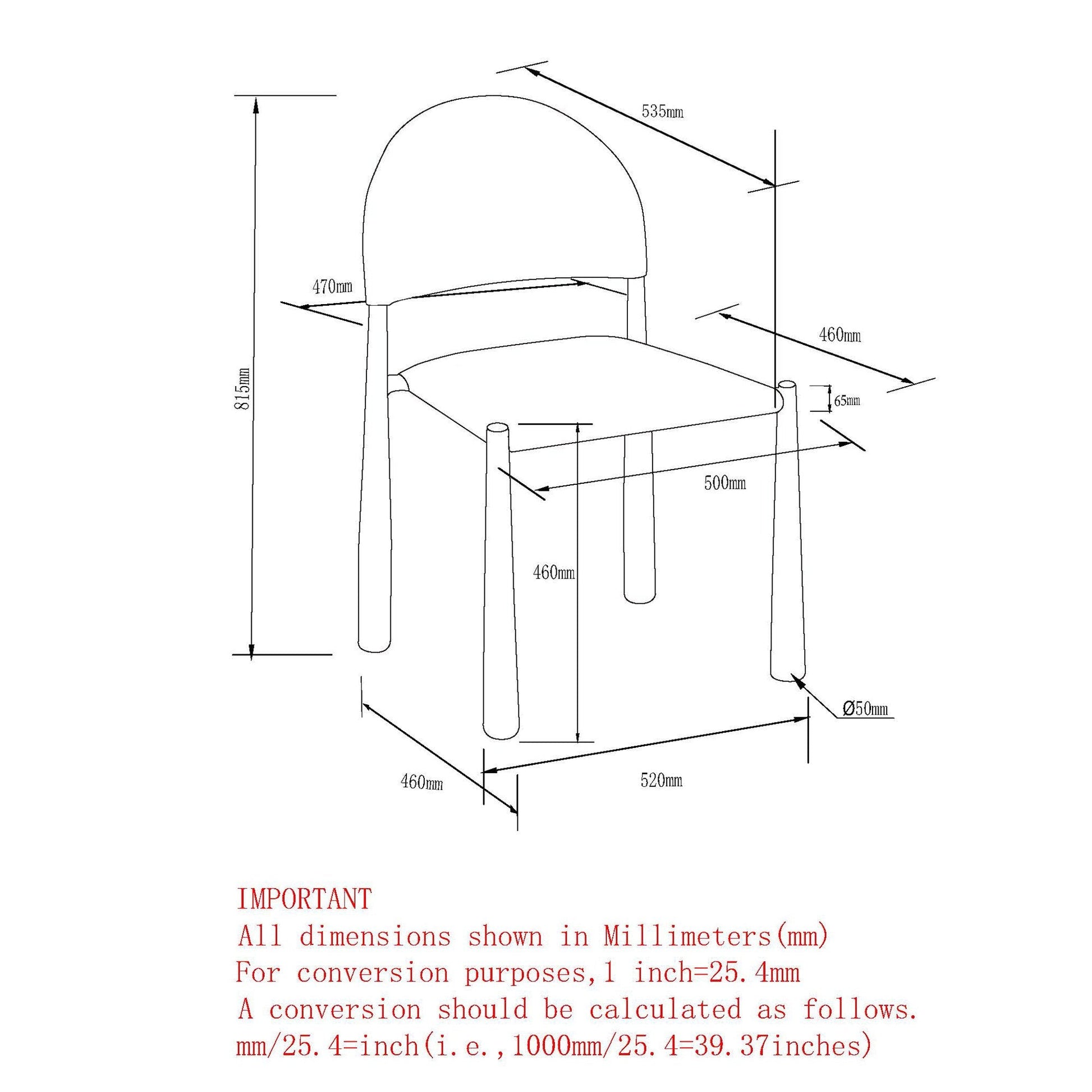 Auggie Black Dining Chairs Set of 4 | Brass Base - Your Bar Stools Canada