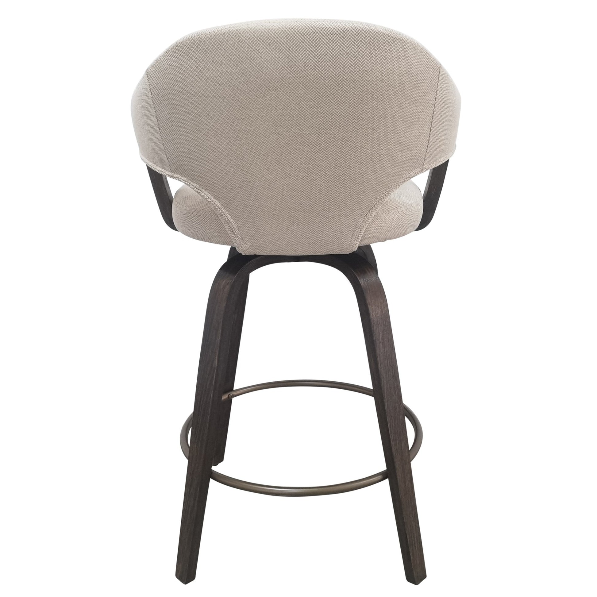 Bar Stools Set of 2 | Freya Swivel | Walnut - Your Bar Stools Canada