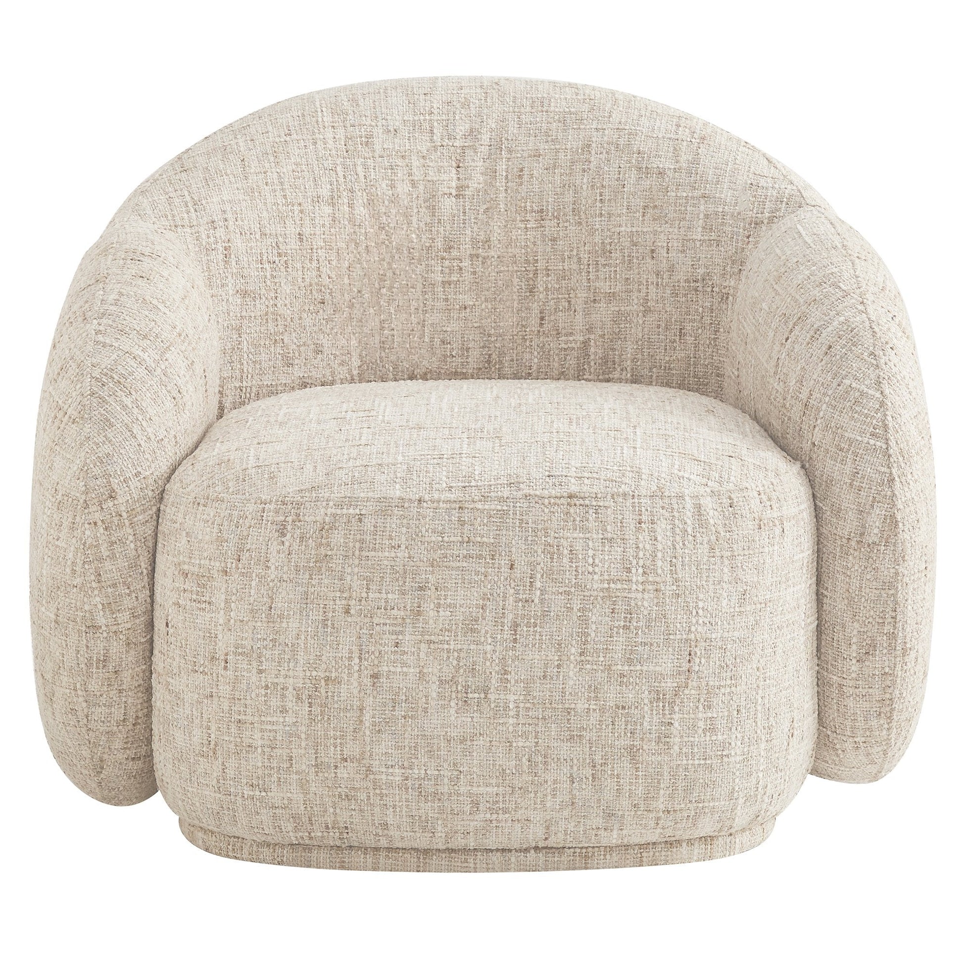 Barrel Chair Amriel Beige Boucle - Your Bar Stools Canada