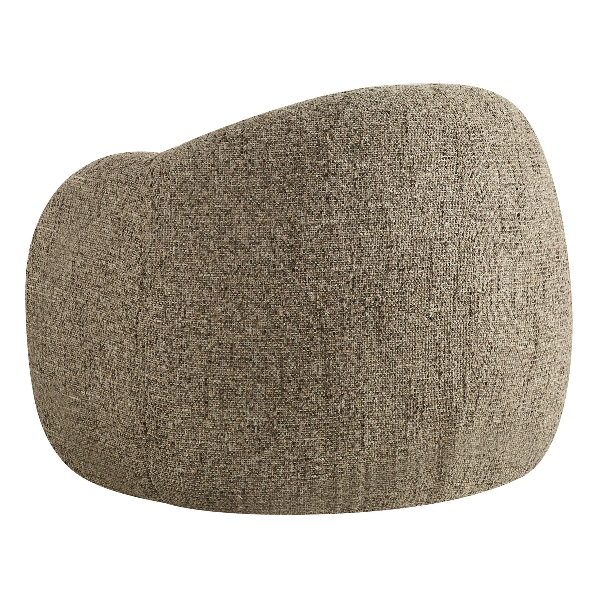 Barrel Chair Amriel Brown Boucle - Your Bar Stools Canada