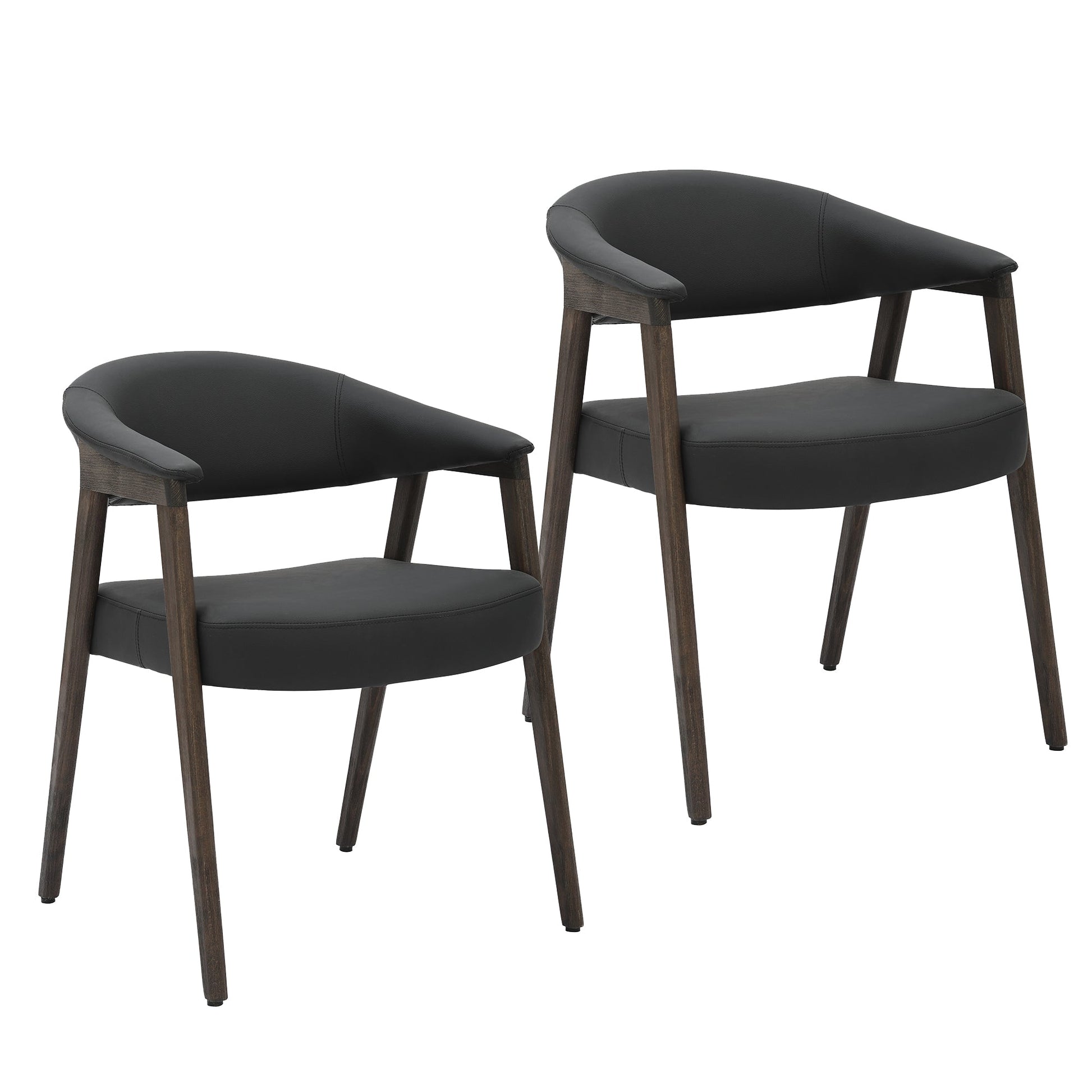 Bexley Dark Wood Dining Chair | Set of 2 - Your Bar Stools Canada