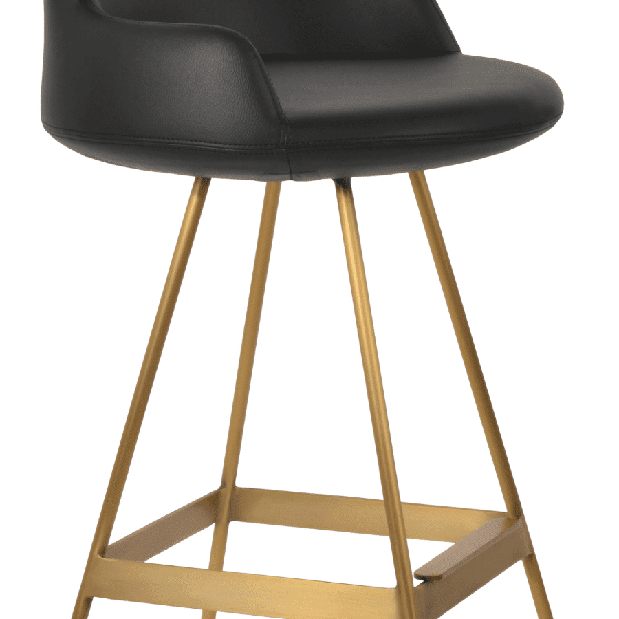 Black and Gold Bar Stools Dervish Balat - Your Bar Stools Canada