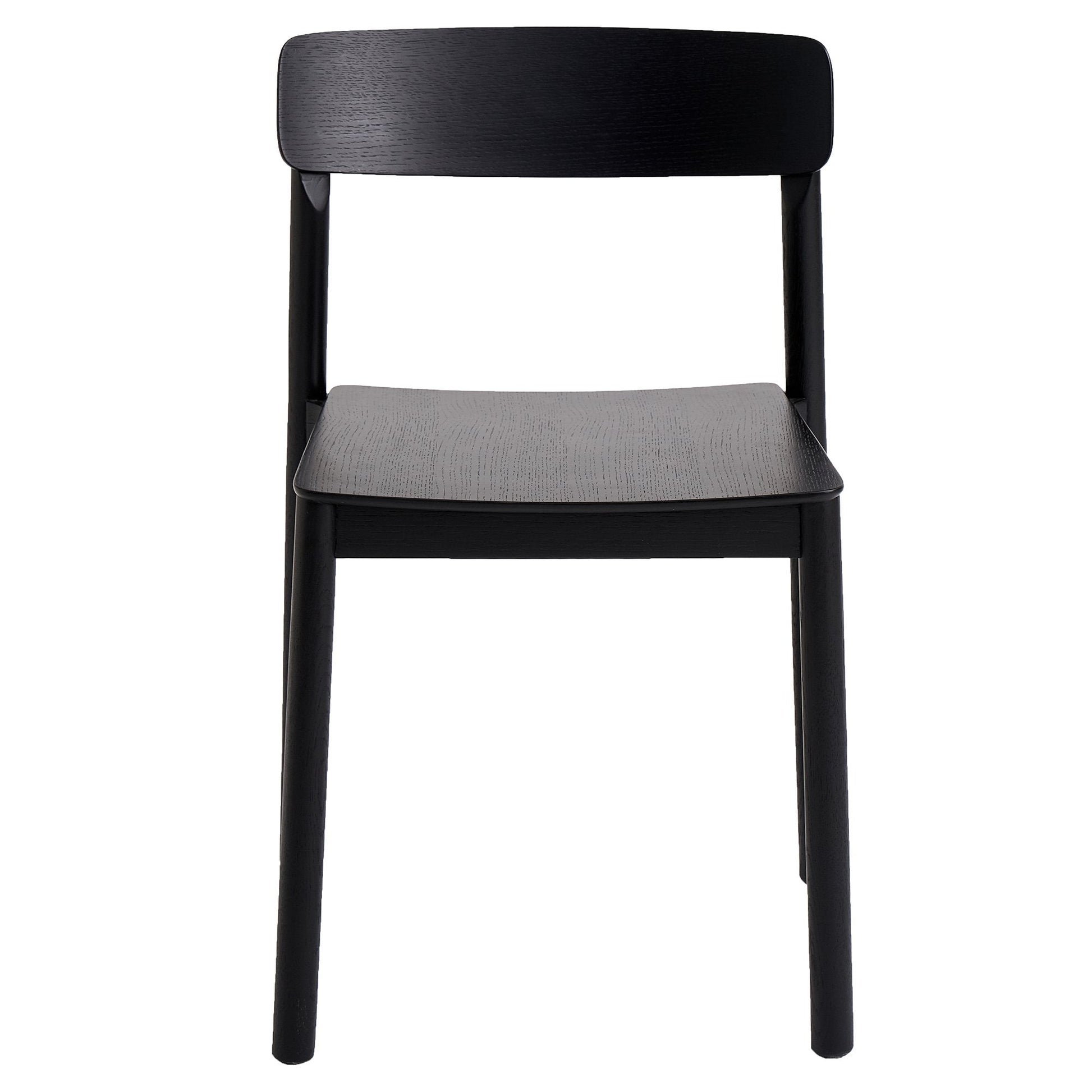 Black Dining Chairs Set of 4 – Felix Mid - Century Wood Chairs - Your Bar Stools Canada