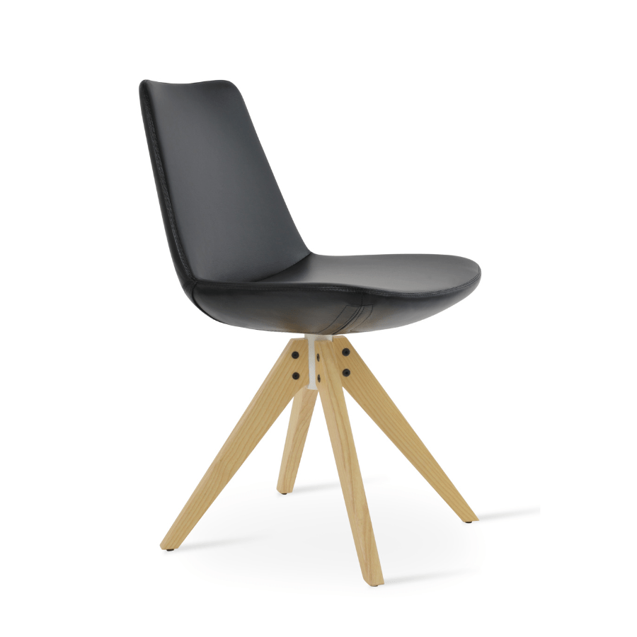 Black Swivel Chair | Eiffel Pyramid - Your Bar Stools Canada