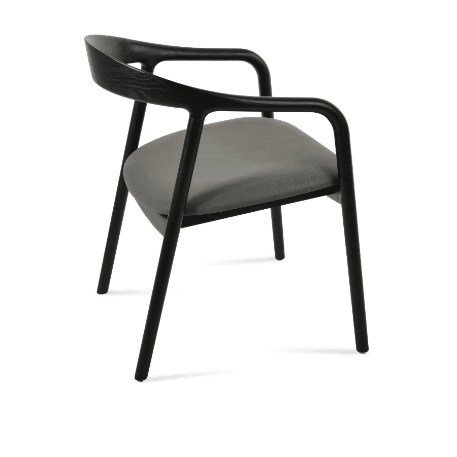 Black Wood Dining Chairs Infinity Grey - Your Bar Stools Canada