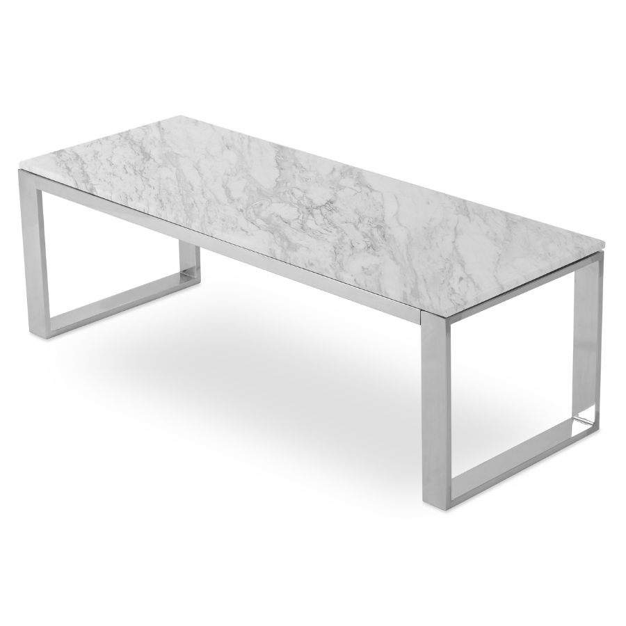 Calvin Rectangular Marble Coffee Table - Your Bar Stools Canada