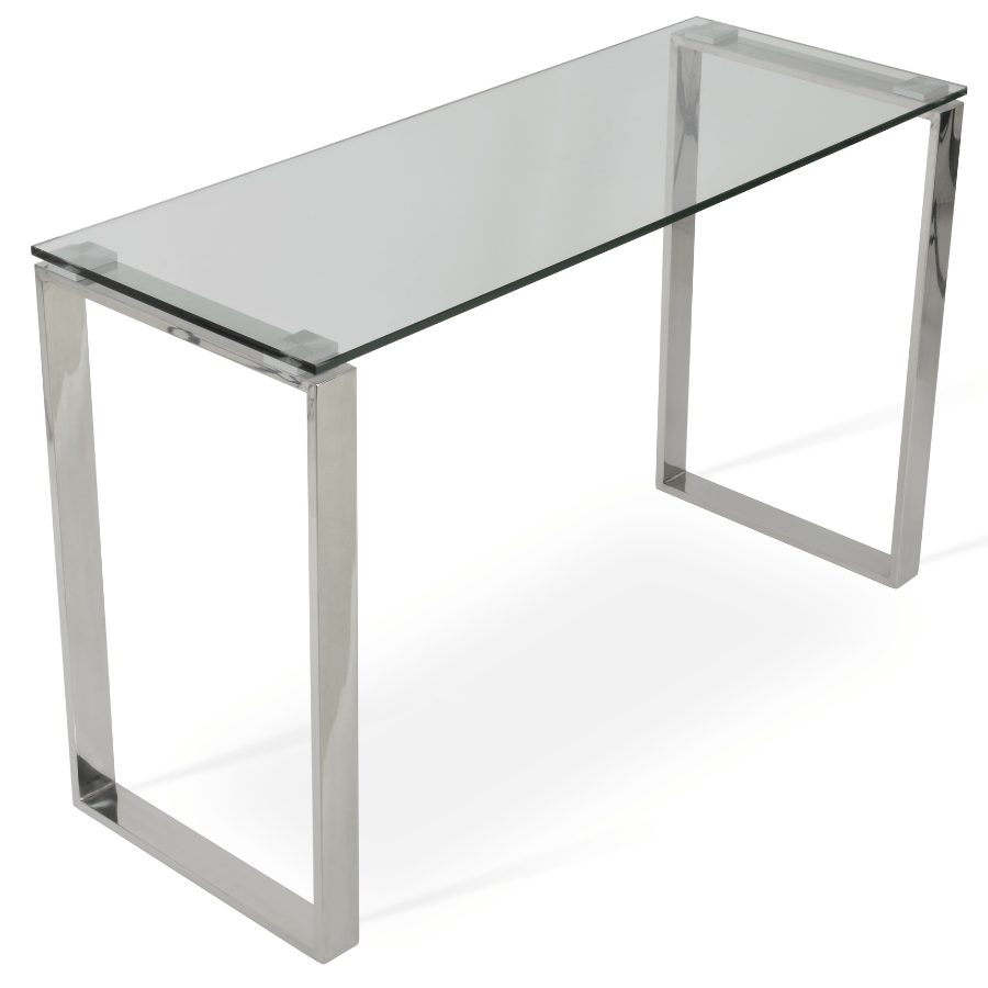 Calvin Square Glass Coffee Table - Your Bar Stools Canada