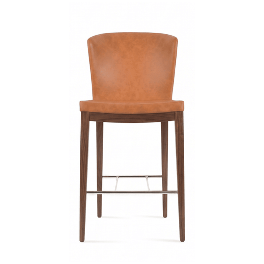 Capri Tan Kitchen Counter Stools with Backs - Your Bar Stools Canada