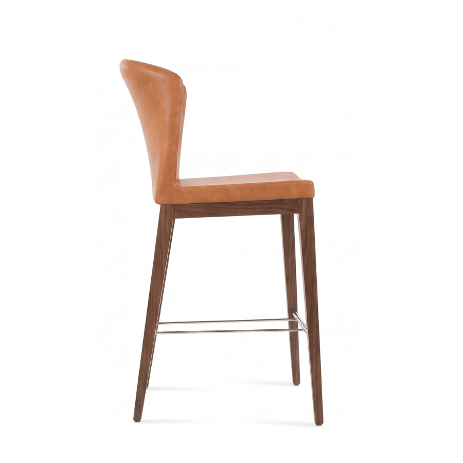Capri Tan Kitchen Counter Stools with Backs - Your Bar Stools Canada