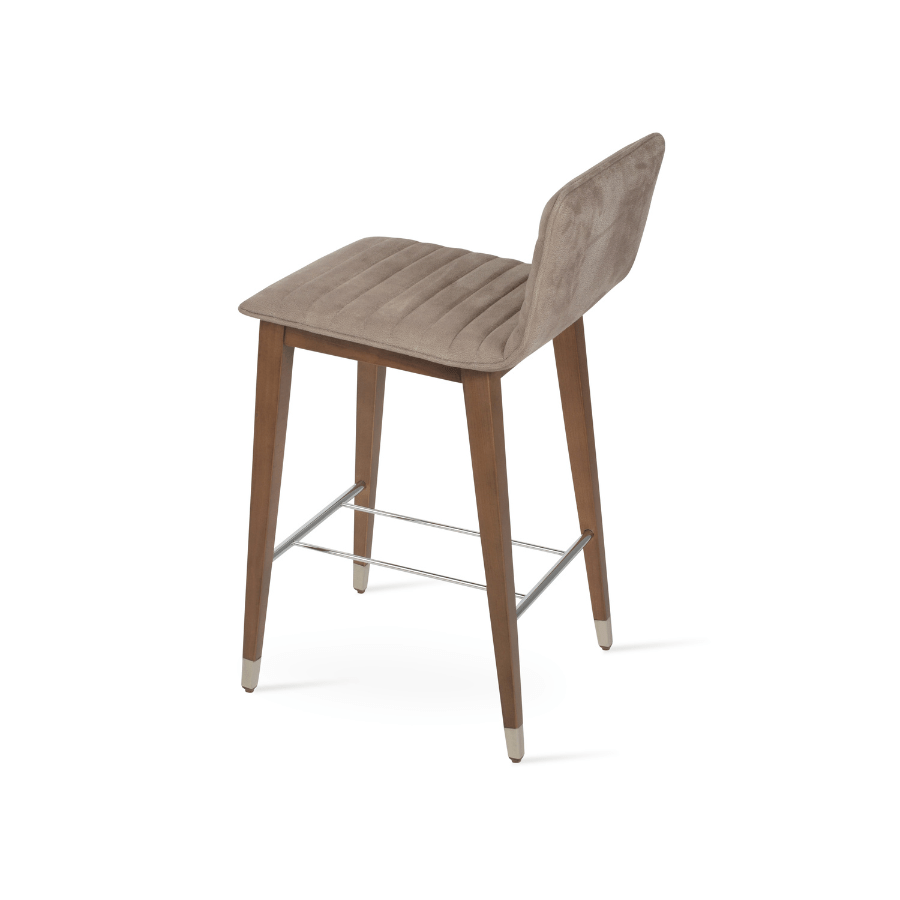 Corona Beige Upholstered Bar Stools - Your Bar Stools Canada