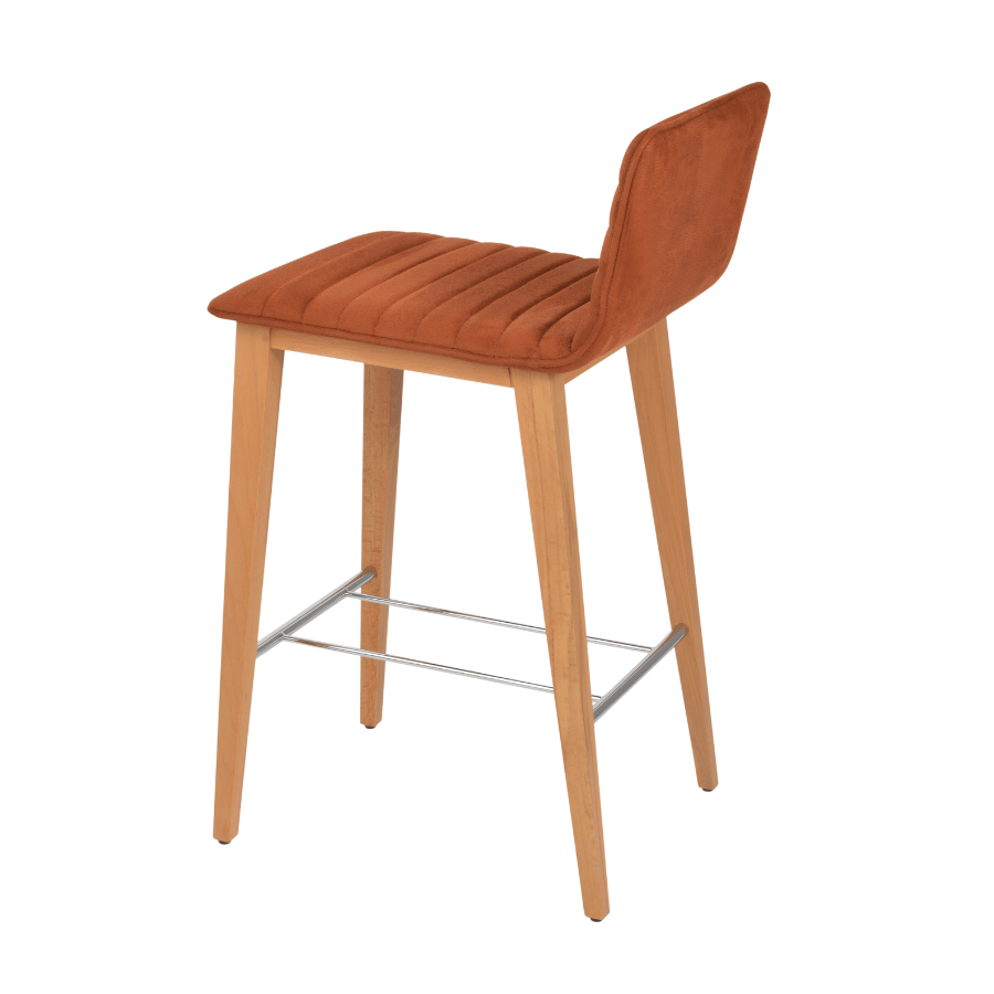 Corona Cognac Upholstered Bar Stools - Your Bar Stools Canada