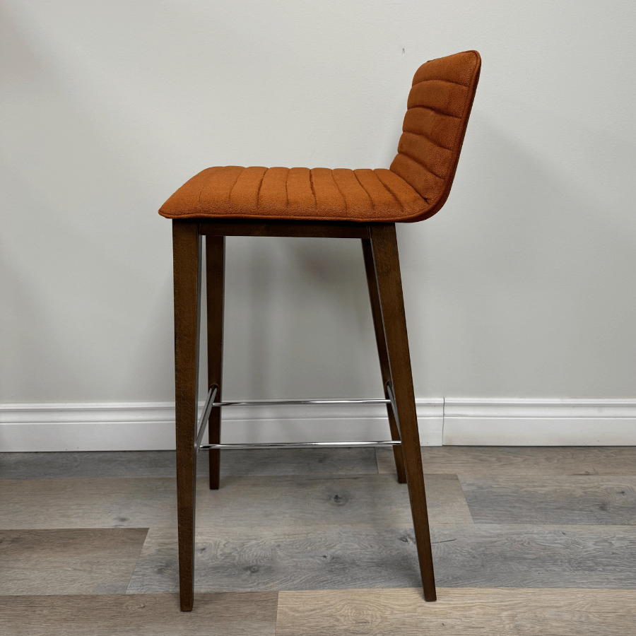 Corona Cognac Upholstered Counter Stools - Your Bar Stools Canada