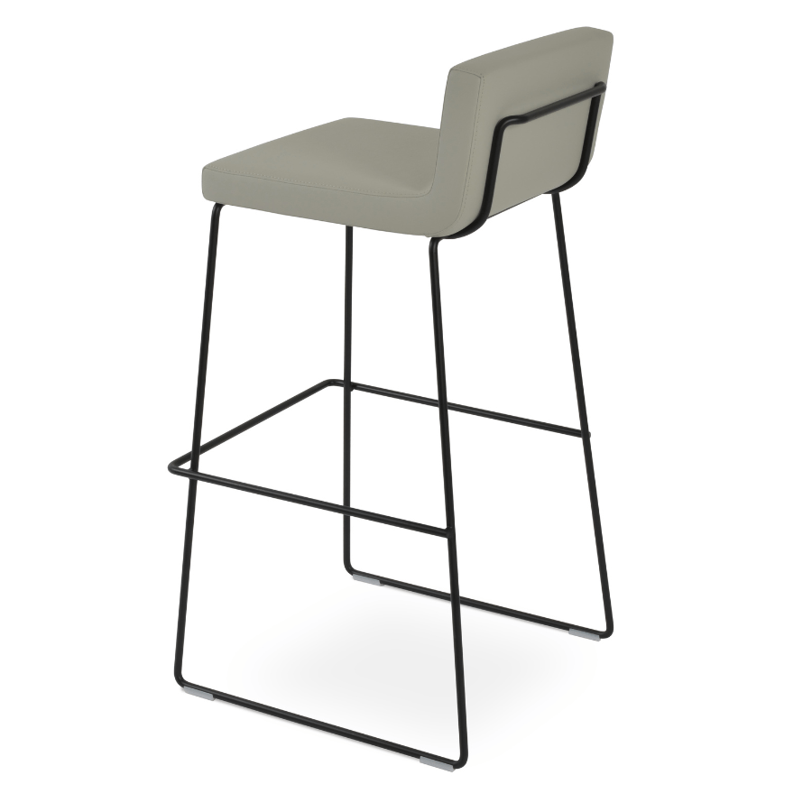 Dallas Wire HB Metal Counter Top Stools Light Grey - Your Bar Stools Canada