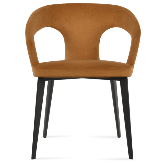 Daniels Mustard Velvet Dining Chairs - Your Bar Stools Canada