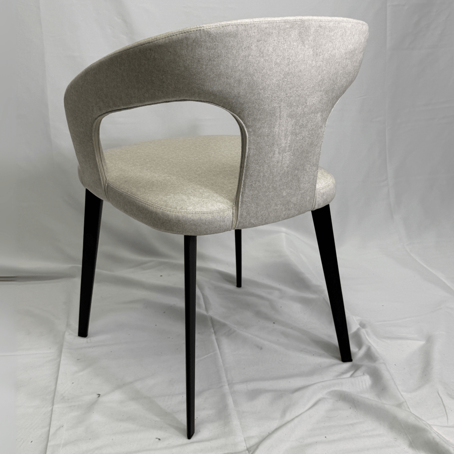 Daniels Taupe Velvet Dining Chairs - Your Bar Stools Canada