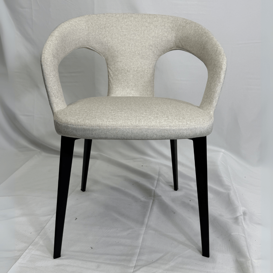 Daniels Taupe Velvet Dining Chairs - Your Bar Stools Canada