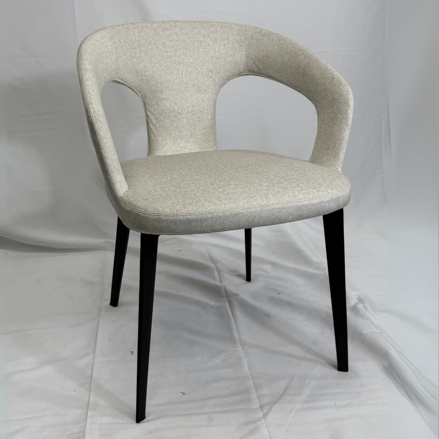 Daniels Taupe Velvet Dining Chairs - Your Bar Stools Canada