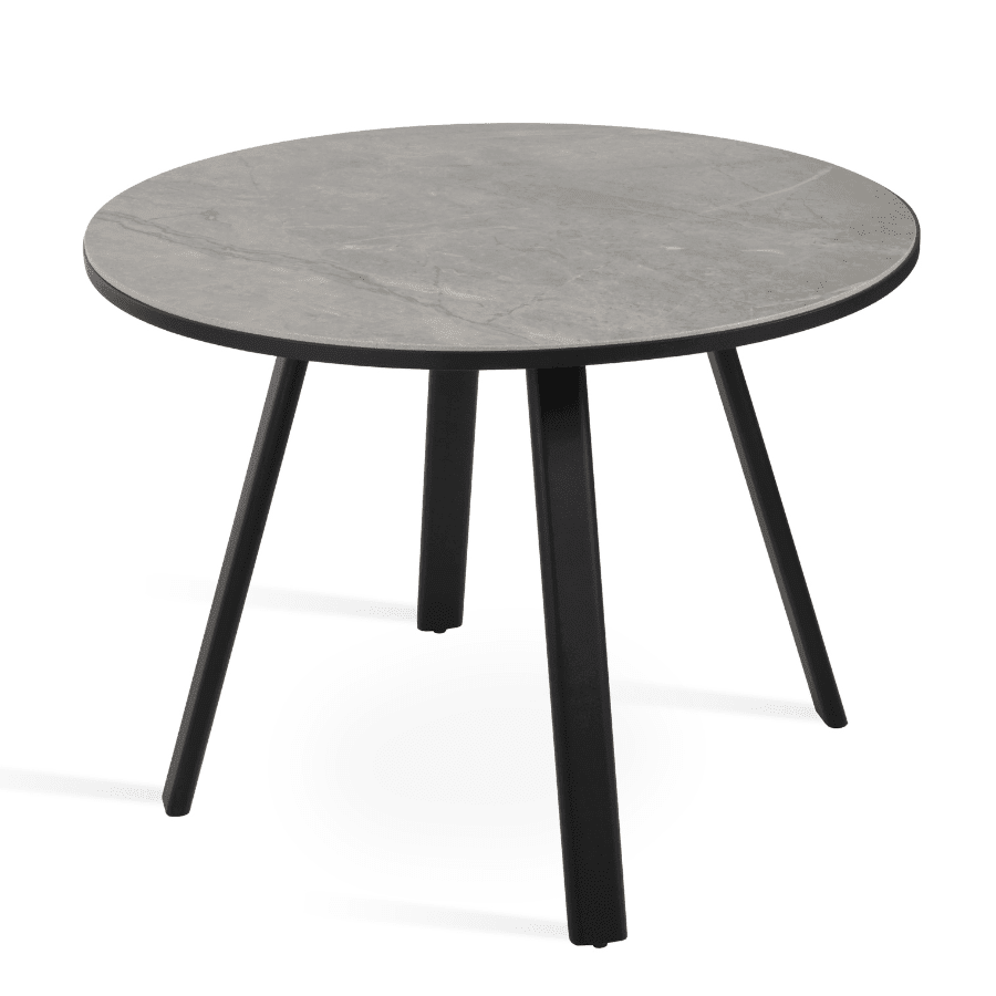 Denver Round Dining Table | Grey 40" Ceramic Top - Your Bar Stools Canada