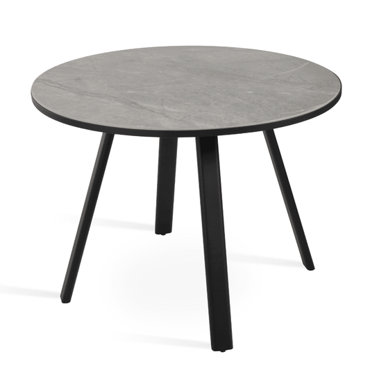 Denver Round Dining Table | Grey 40" Ceramic Top - Your Bar Stools Canada