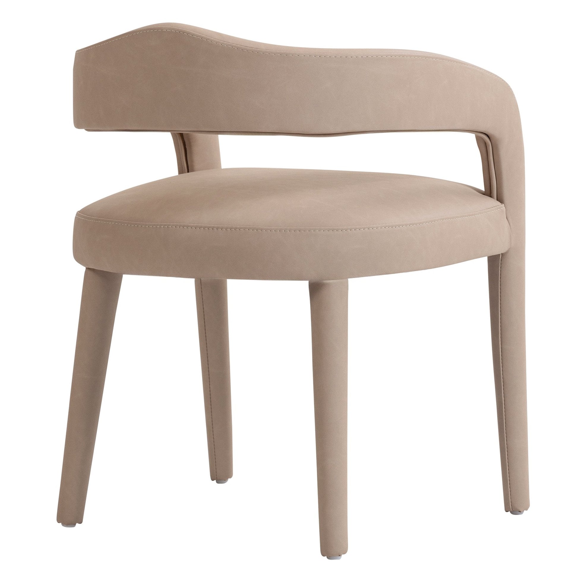 Dining Chairs Set of 2 | Caden Beige Leather - Your Bar Stools Canada