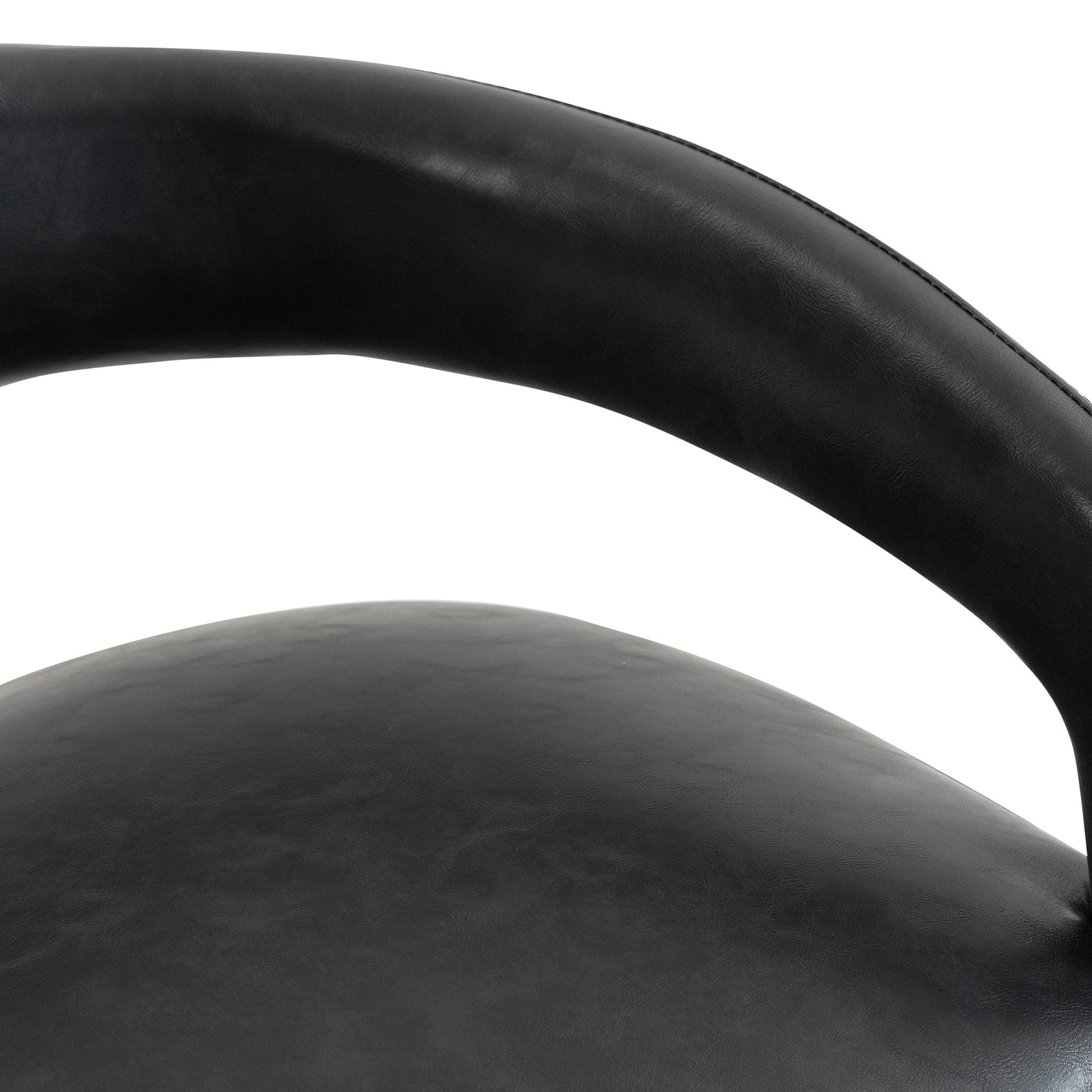 Dining Chairs Set of 2 | Caden Charcoal Leather - Your Bar Stools Canada