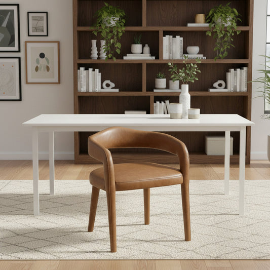 Dining Chairs Set of 2 | Caden Tan Leather - Your Bar Stools Canada