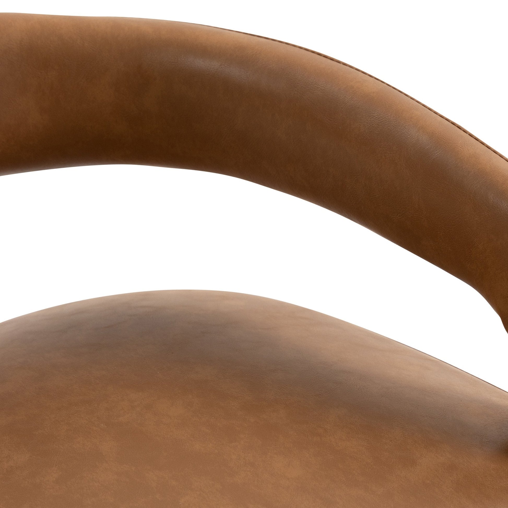 Dining Chairs Set of 2 | Caden Tan Leather - Your Bar Stools Canada