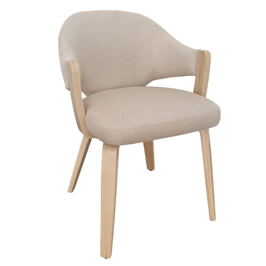 Dining Chairs Set of 2 | Freya Upholstered Beige|Natural - Your Bar Stools Canada