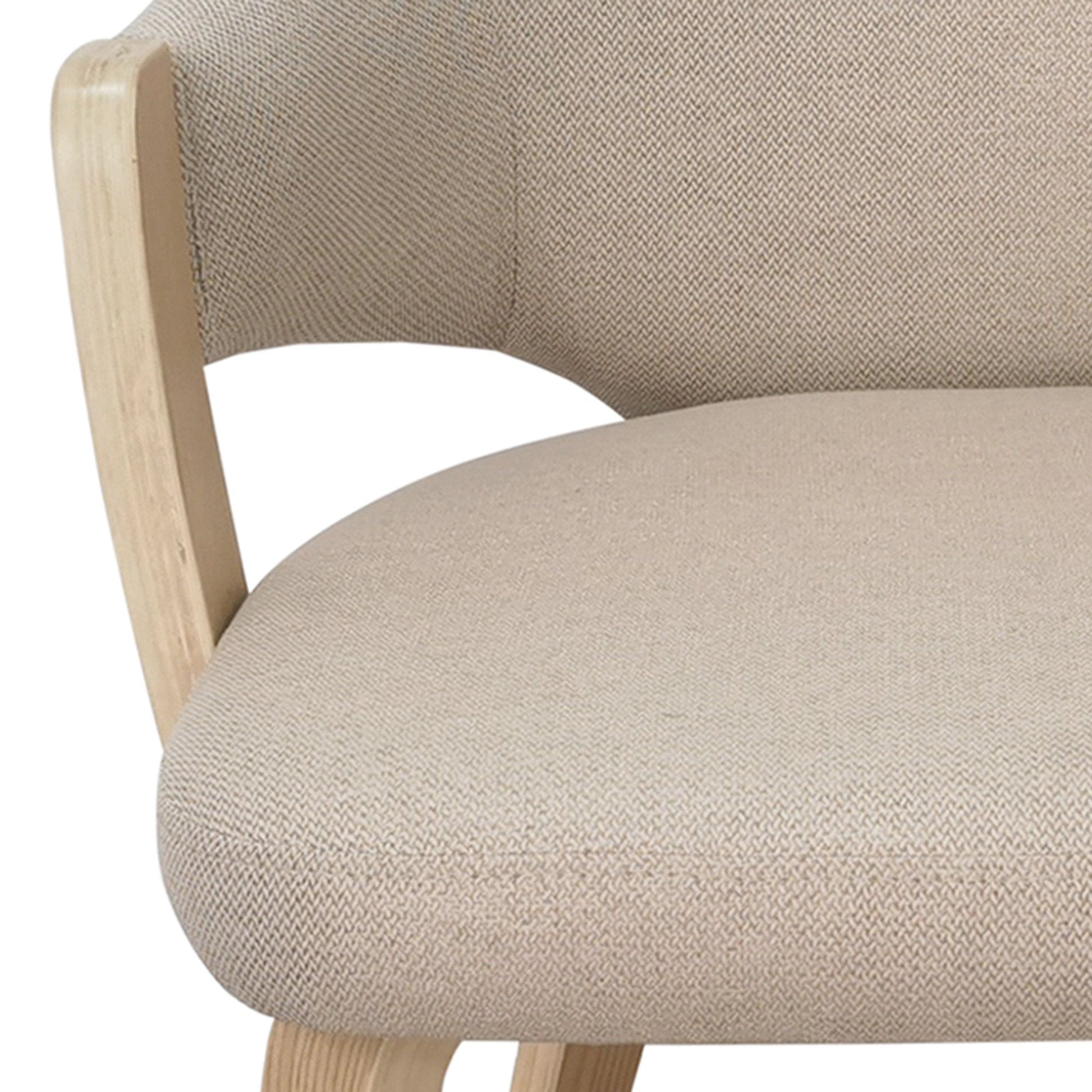 Dining Chairs Set of 2 | Freya Upholstered Beige|Natural - Your Bar Stools Canada