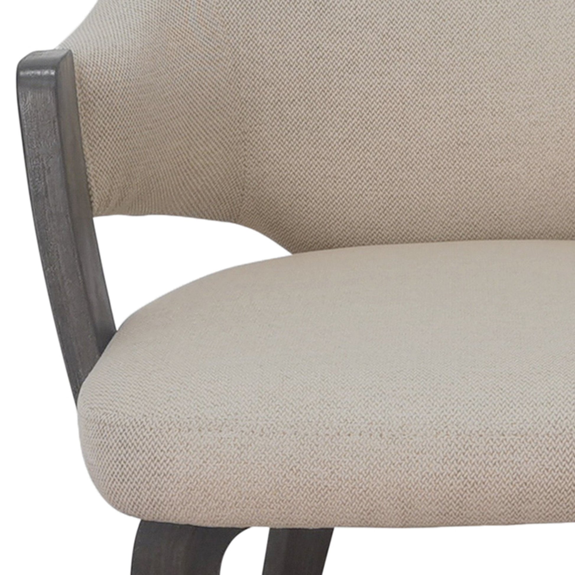 Dining Chairs Set of 2 | Freya Upholstered Beige|Walnut - Your Bar Stools Canada