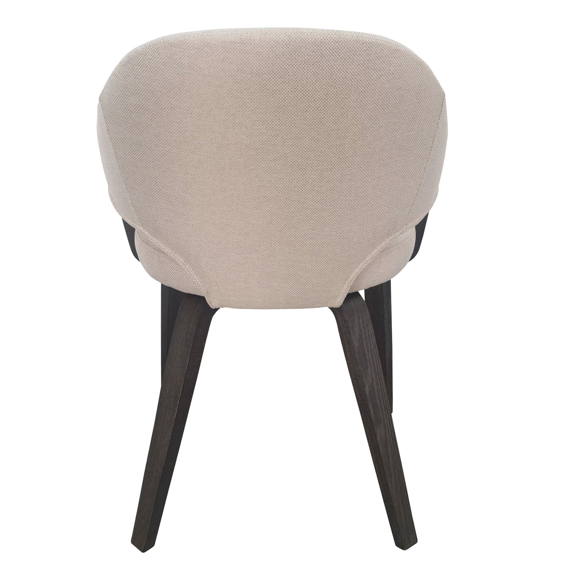 Dining Chairs Set of 2 | Freya Upholstered Beige|Walnut - Your Bar Stools Canada