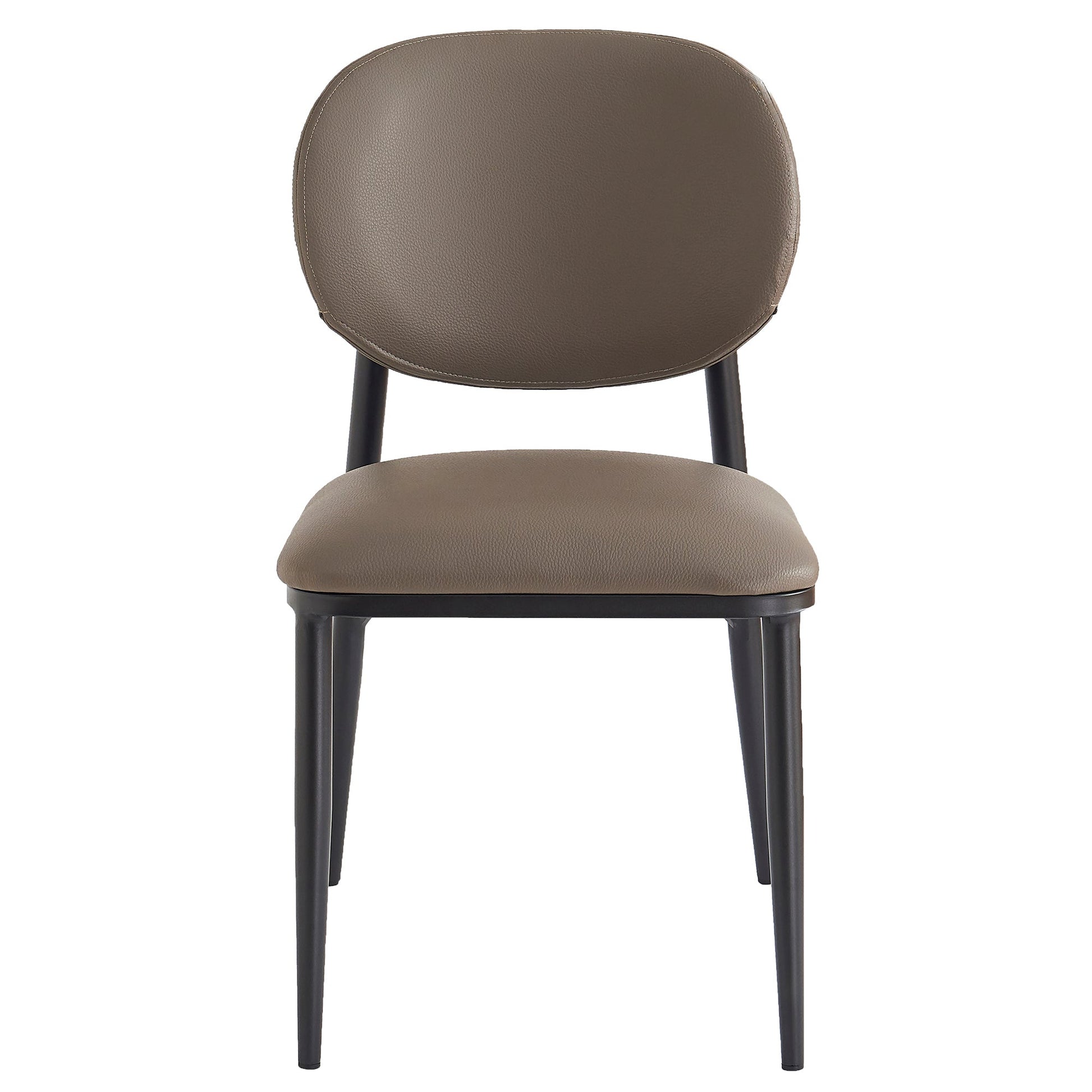 Dining Chairs set of 4 Gideon Taupe Leather - Your Bar Stools Canada