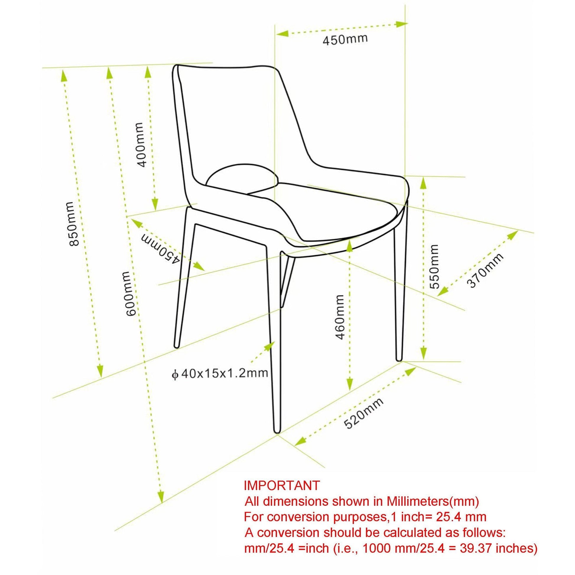 Dining Chairs set of 6 Icona Black | Black - Your Bar Stools Canada