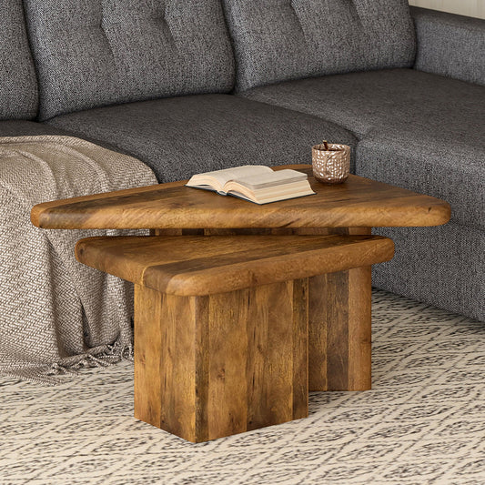 Draco Wood Coffee Table Set - Your Bar Stools Canada