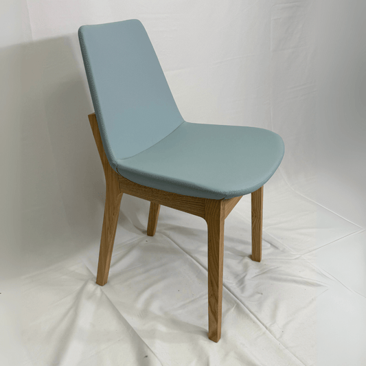 Eiffel HB Blue Faux Leather Dining Chairs - Your Bar Stools Canada