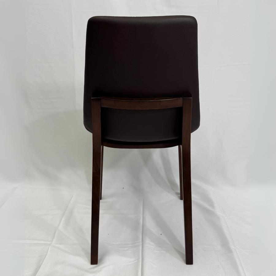 Eiffel HB Brown Leather Dining Chairs - Your Bar Stools Canada