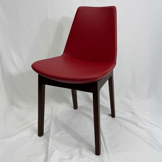 Eiffel HB Red Leather Dining Chairs - Your Bar Stools Canada