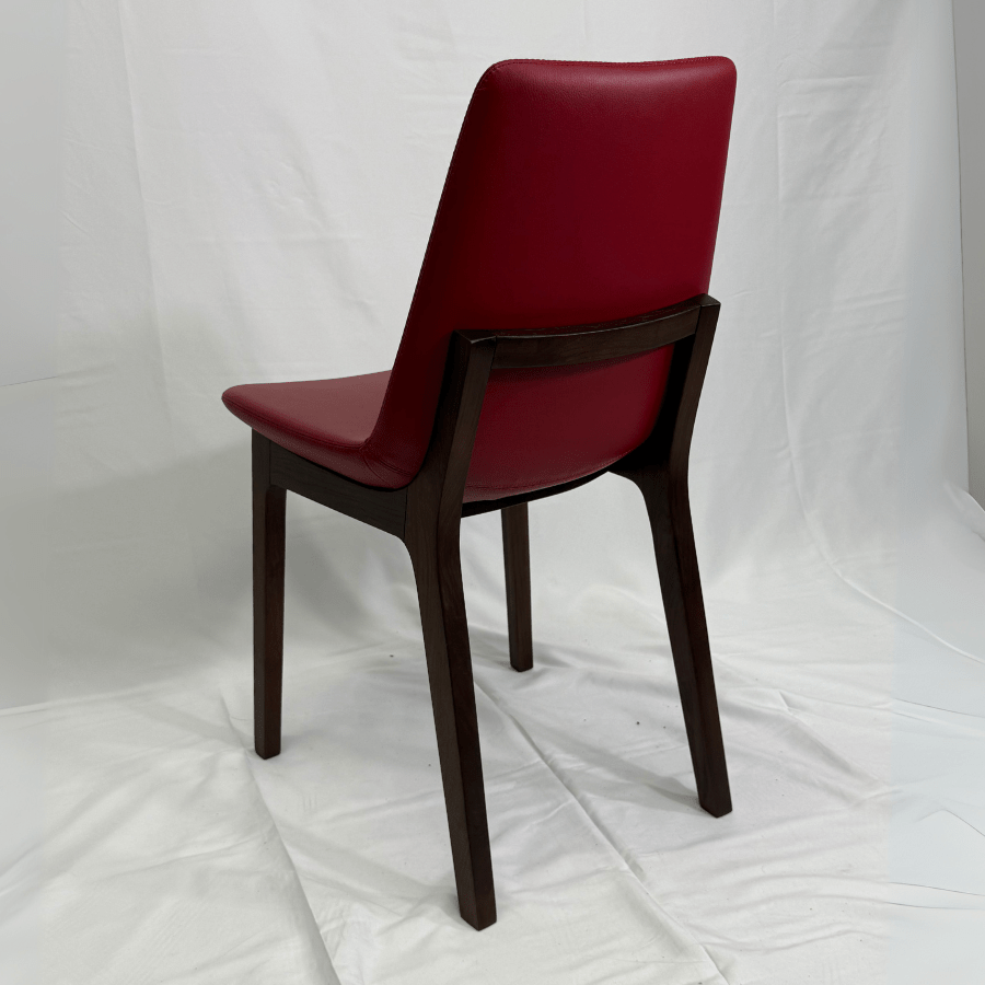 Eiffel HB Red Leather Dining Chairs - Your Bar Stools Canada