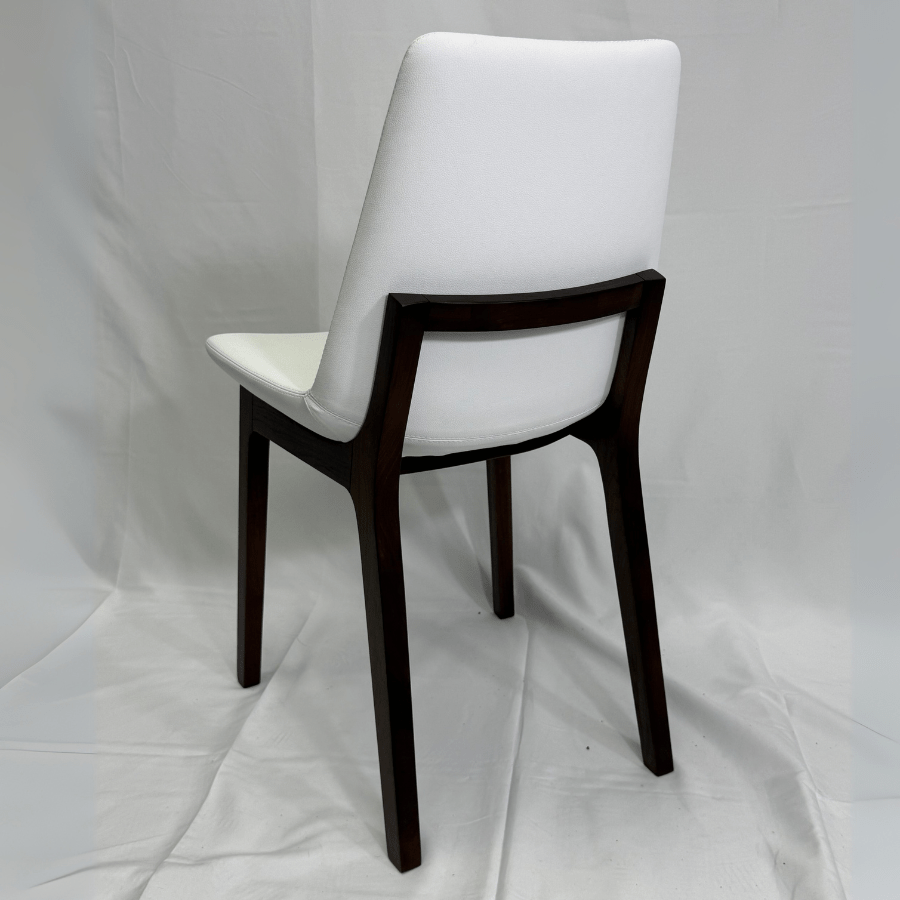 Eiffel HB White Leather Dining Chairs - Your Bar Stools Canada