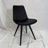 Eiffel MW Black Leather Dining Chairs - Your Bar Stools Canada