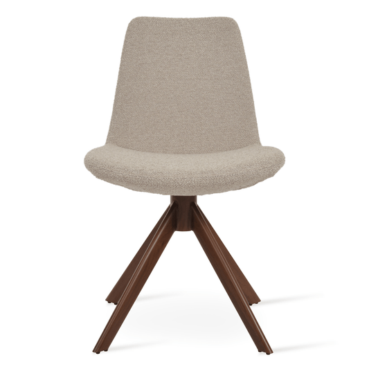 Eiffel Swivel Dining Chairs | Beige Boucle - Your Bar Stools Canada