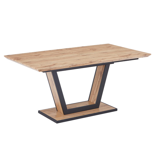 Extendable Rectangular Dining Table Forna Solid Wood - Your Bar Stools Canada