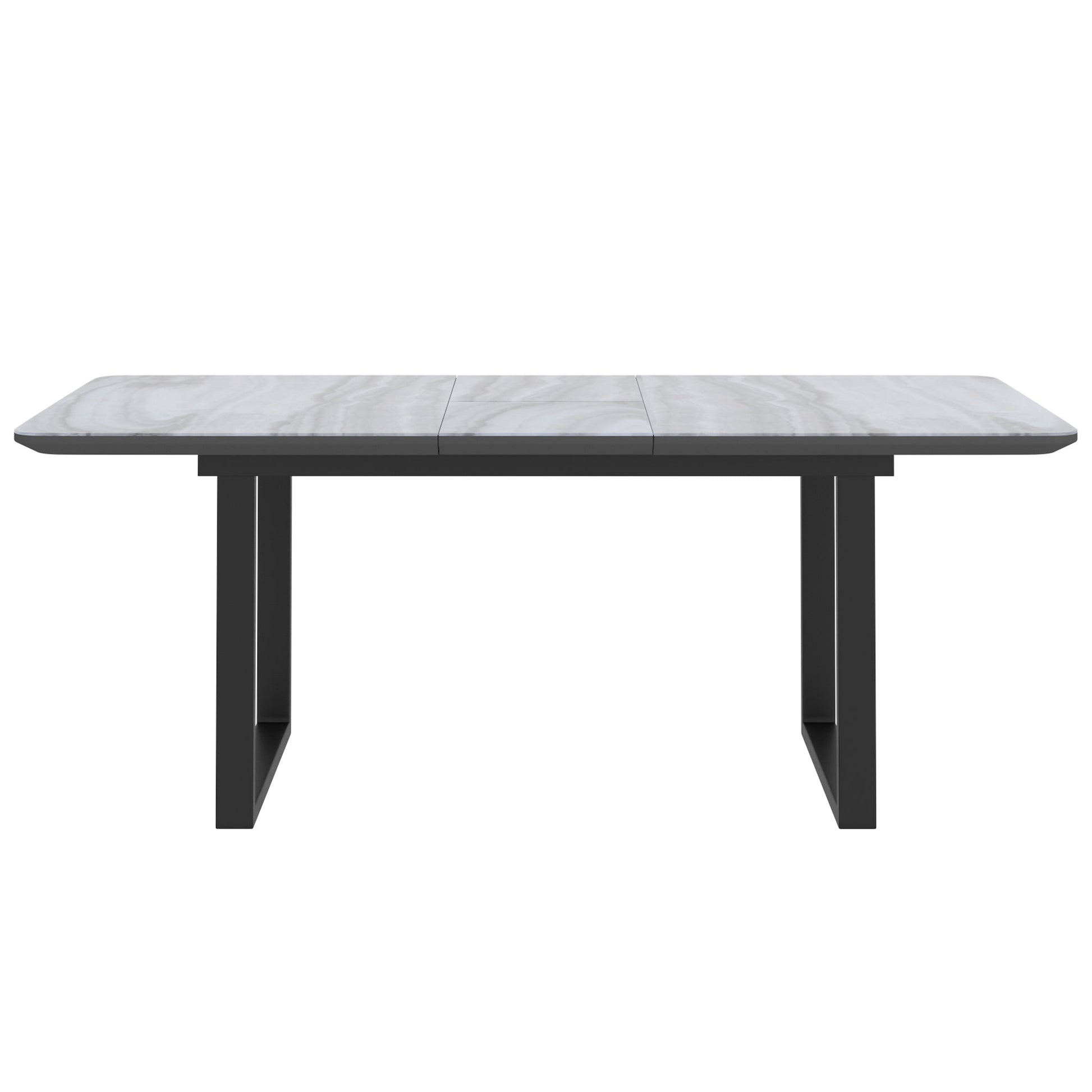 Extendable Rectangular Dining Table Gavin Faux Marble - Your Bar Stools Canada