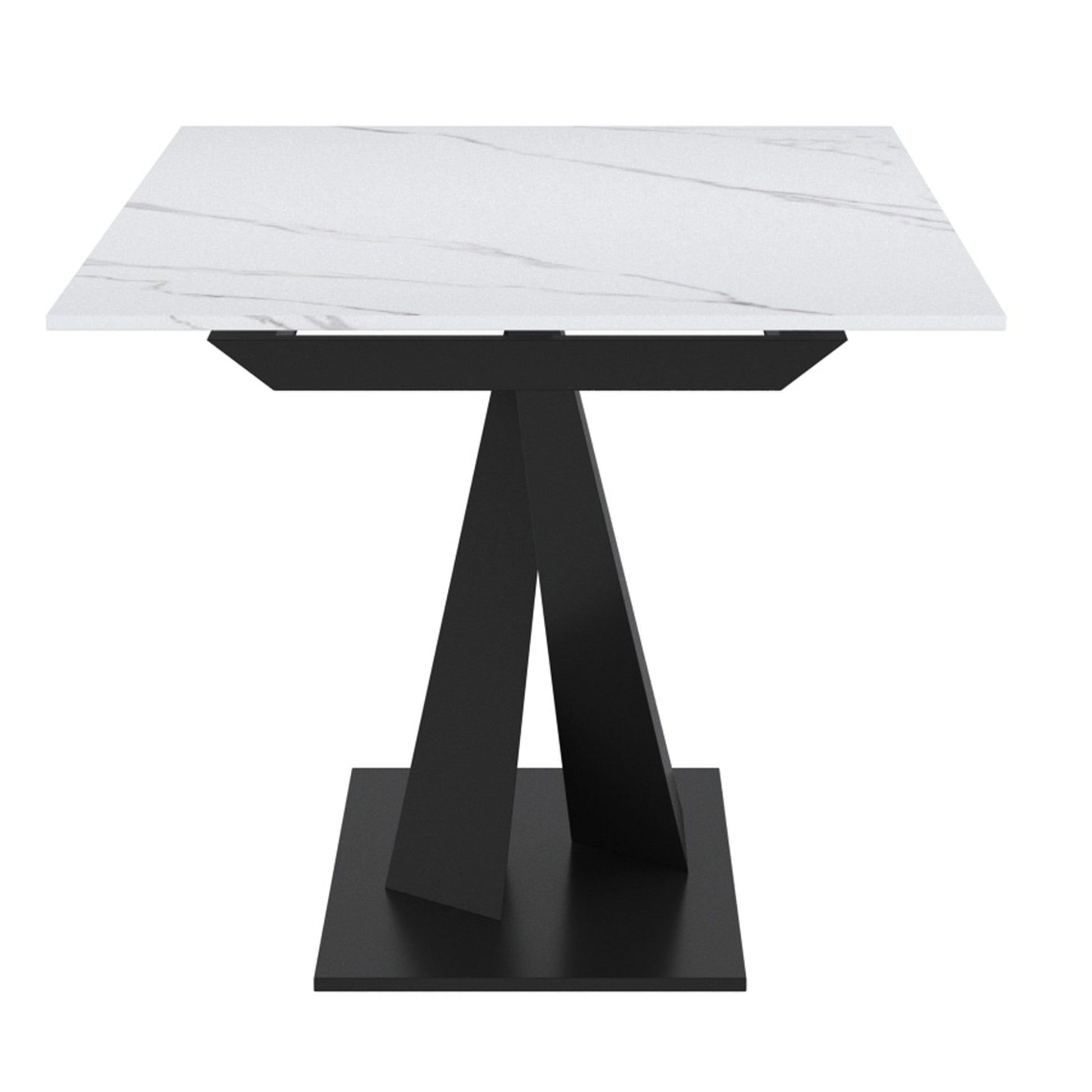 Extendable Rectangular Dining Table Julius White - Your Bar Stools Canada