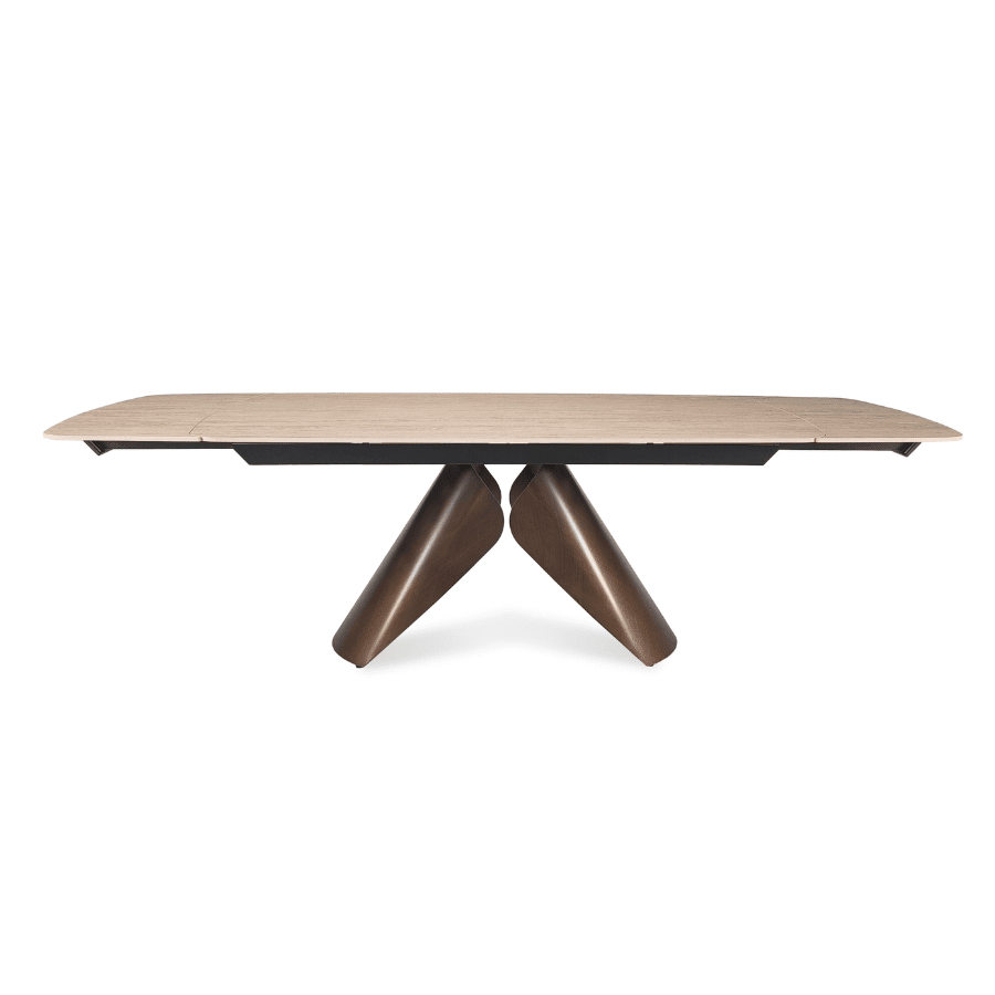 Extendable Table | Perge Natural Italian Ceramic Top - Your Bar Stools Canada