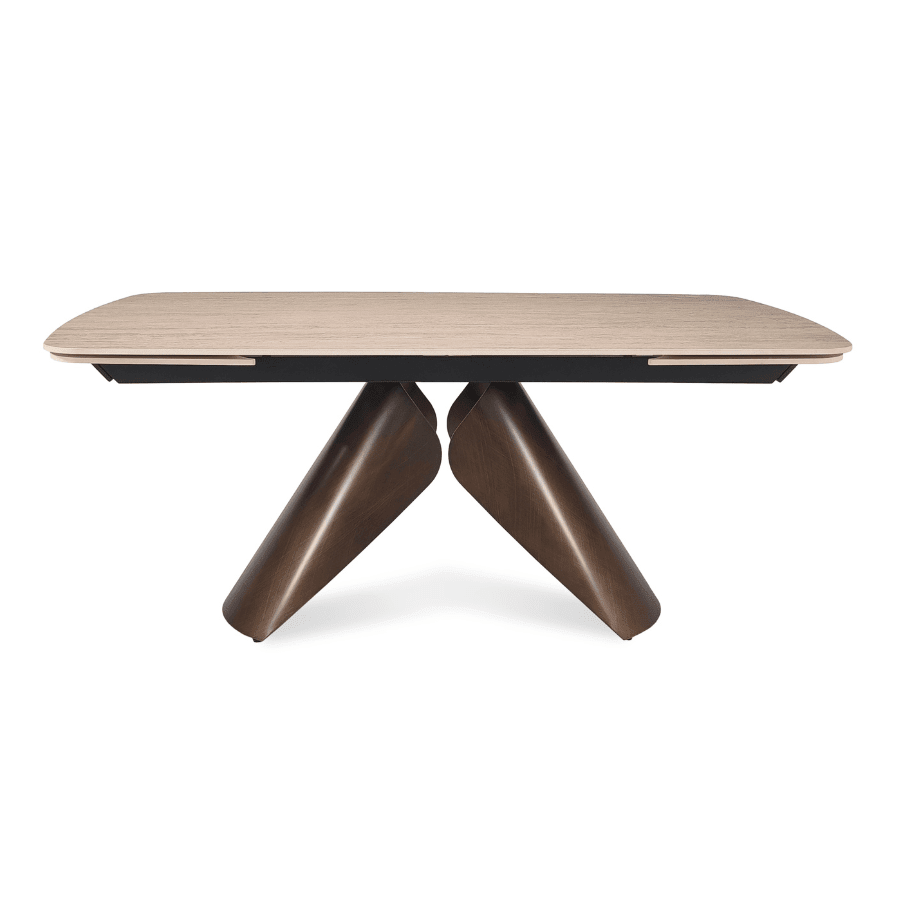 Extendable Table | Perge Natural Italian Ceramic Top - Your Bar Stools Canada