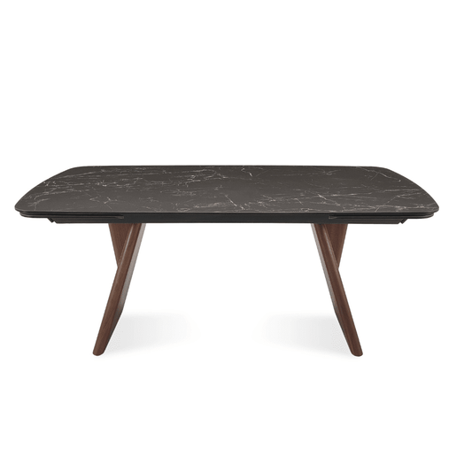 Extendable Table | Sardis Black Italian Ceramic Top - Your Bar Stools Canada