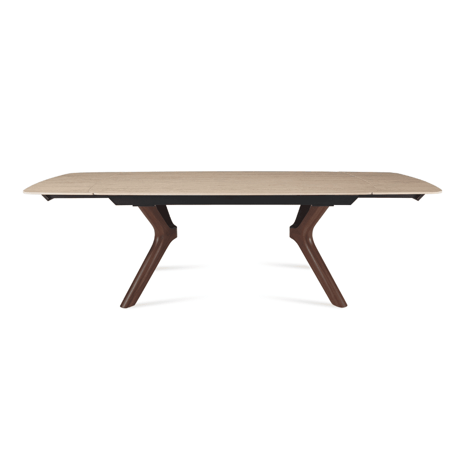 Extendable Table | Tarsos Natural Italian Ceramic Top - Your Bar Stools Canada