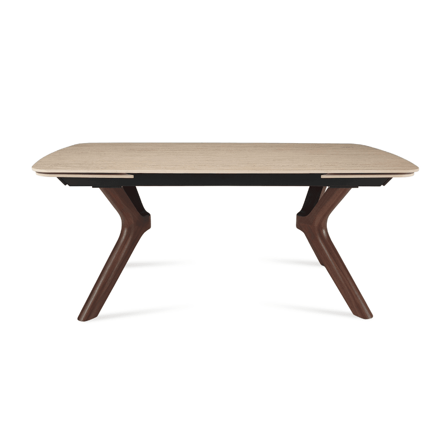 Extendable Table | Tarsos Natural Italian Ceramic Top - Your Bar Stools Canada