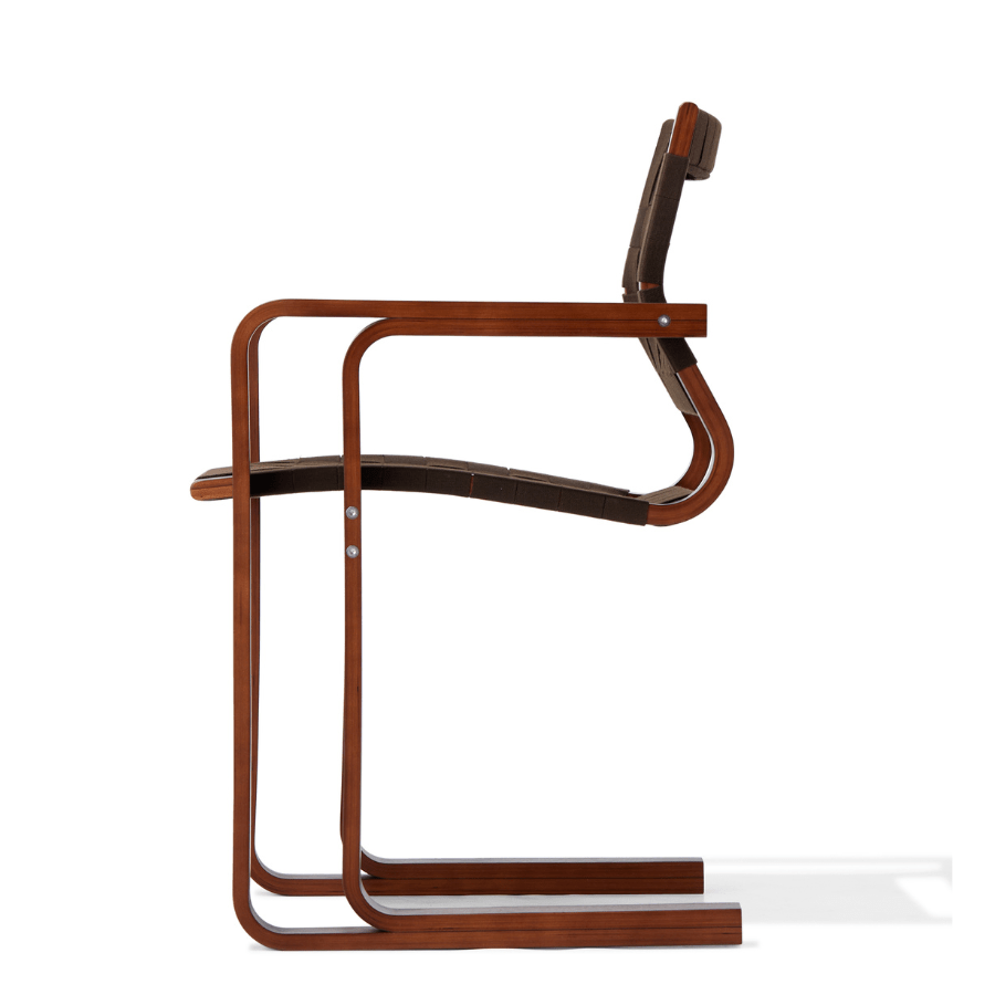 Flamingo Brown Cantilever Chair - Your Bar Stools Canada